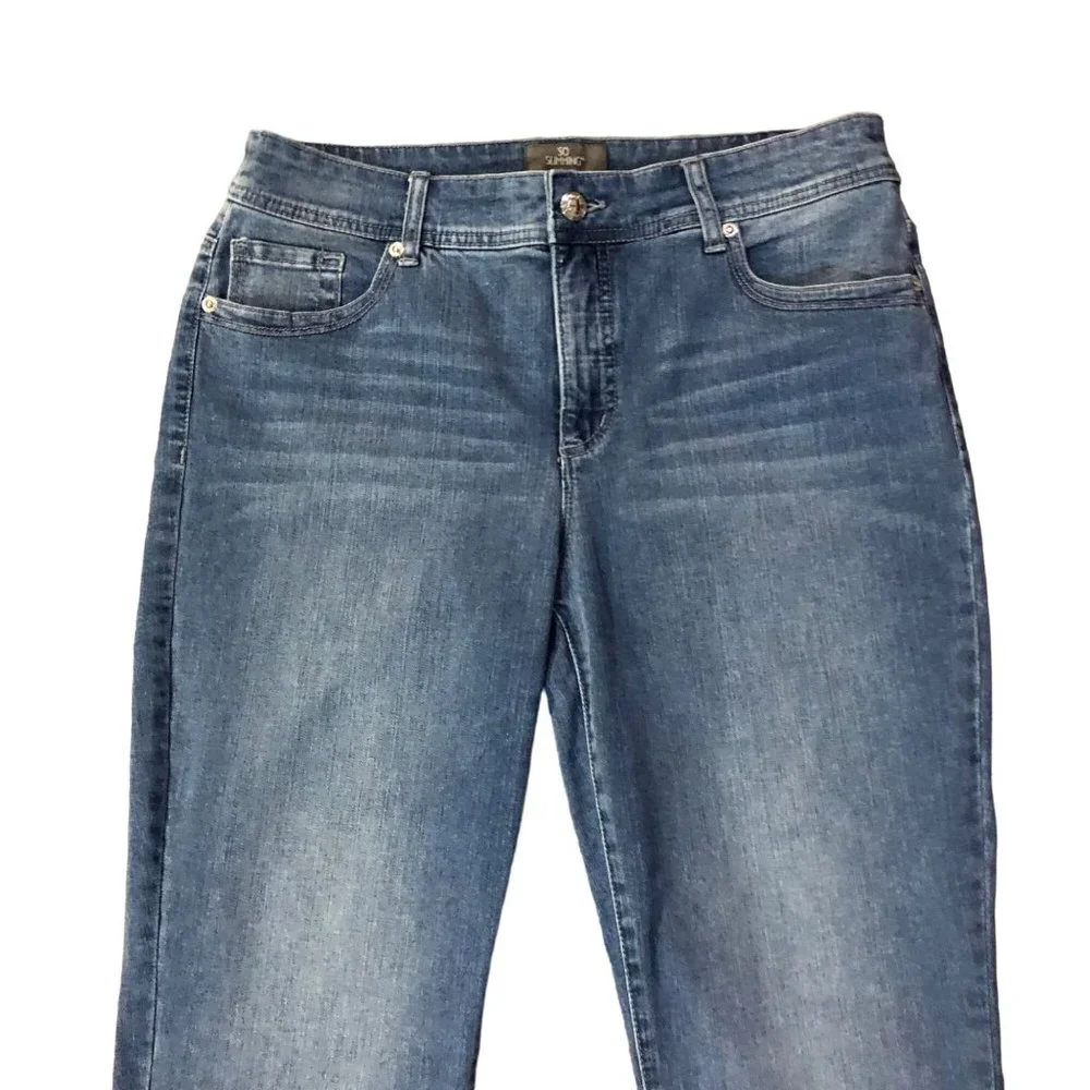 Chicos So Slimming Cropped Jeans Womens 1 (M/8) NEW - Picture 5 of 16